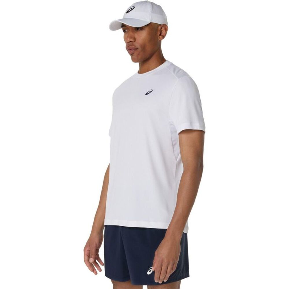 Asics Mens Performance Tennis T-Shirt / Brilliant White